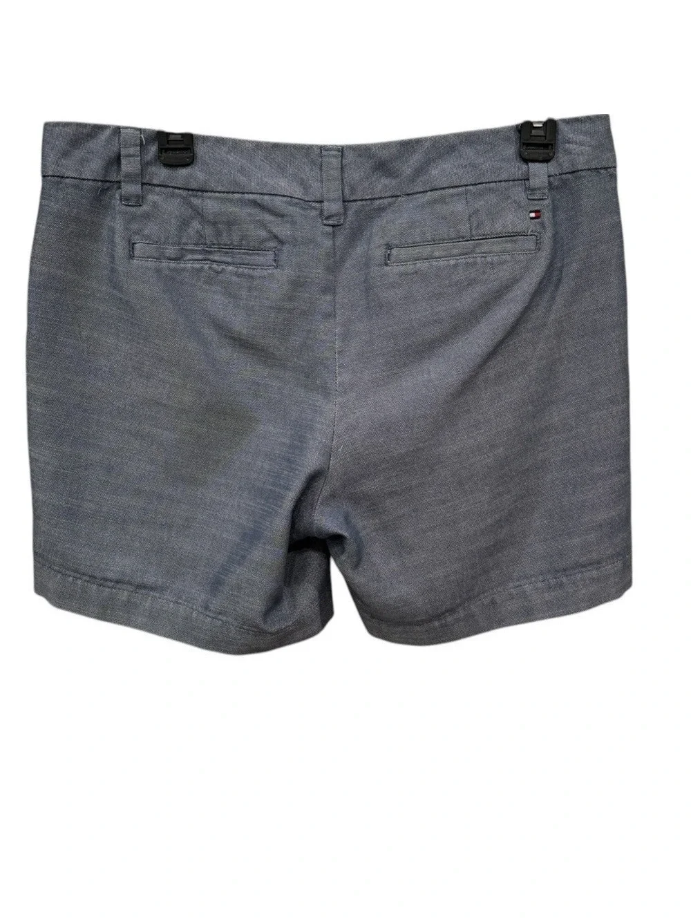 TOMMY HILFIGER Women's Bluish Gray Casual Bermuda Shorts Size 8
